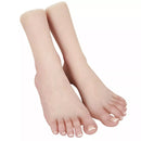 New Platinum Silicone Female Vein Feet Mannequin Big Feet High Arch Foot Size 37