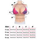 GorgeousU Club Silicone Half Body Breast Forms Huge Fake Boobs for Crossdressers Drag Queen Cosplayer