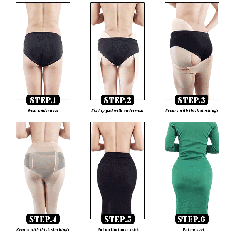 Silikon-Hüftpolster, Po-Vergrößerungspolster, Body Shaper für Frauen