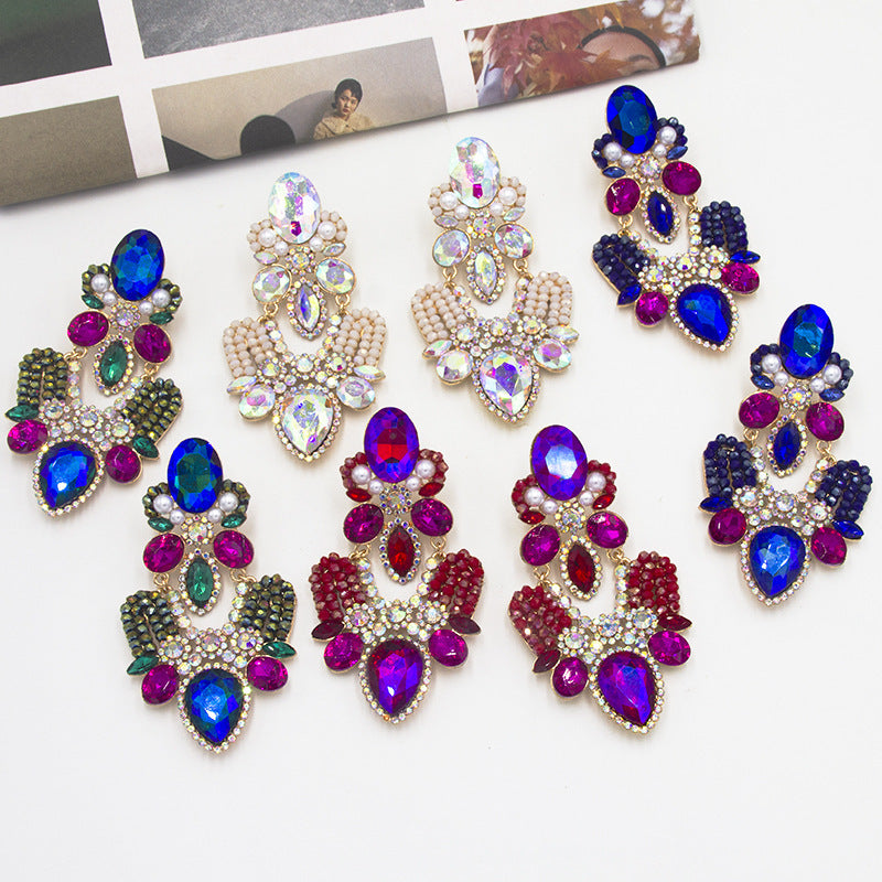 Rhinestone Bohemian Beaded Fashion Alloy Earring