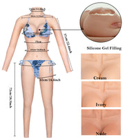 Crossdresser Costumes complets avec faux seins Formes mammaires en silicone avec faux vagin