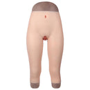 Pantalon mi-mollet en silicone avec faux vagin pénétrable