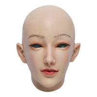 Alice Silicone Mask Female Realistic Whole Head Headwear Masks