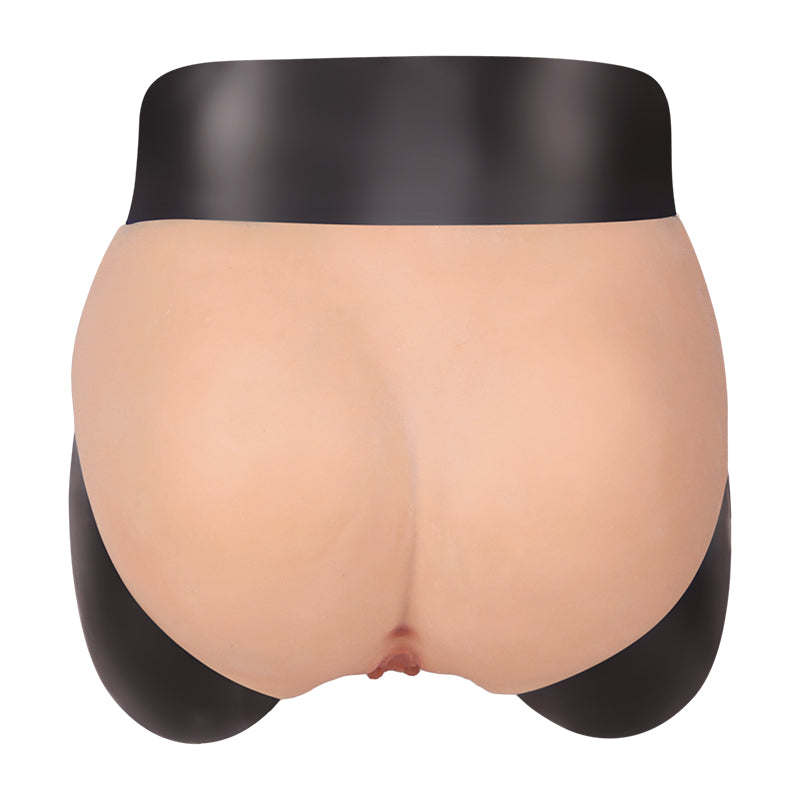 Pantalon en silicone culotte peau réaliste avec faux vagin pénétrable