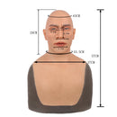 Masque en silicone réaliste pour hommes âgés, tête complète
